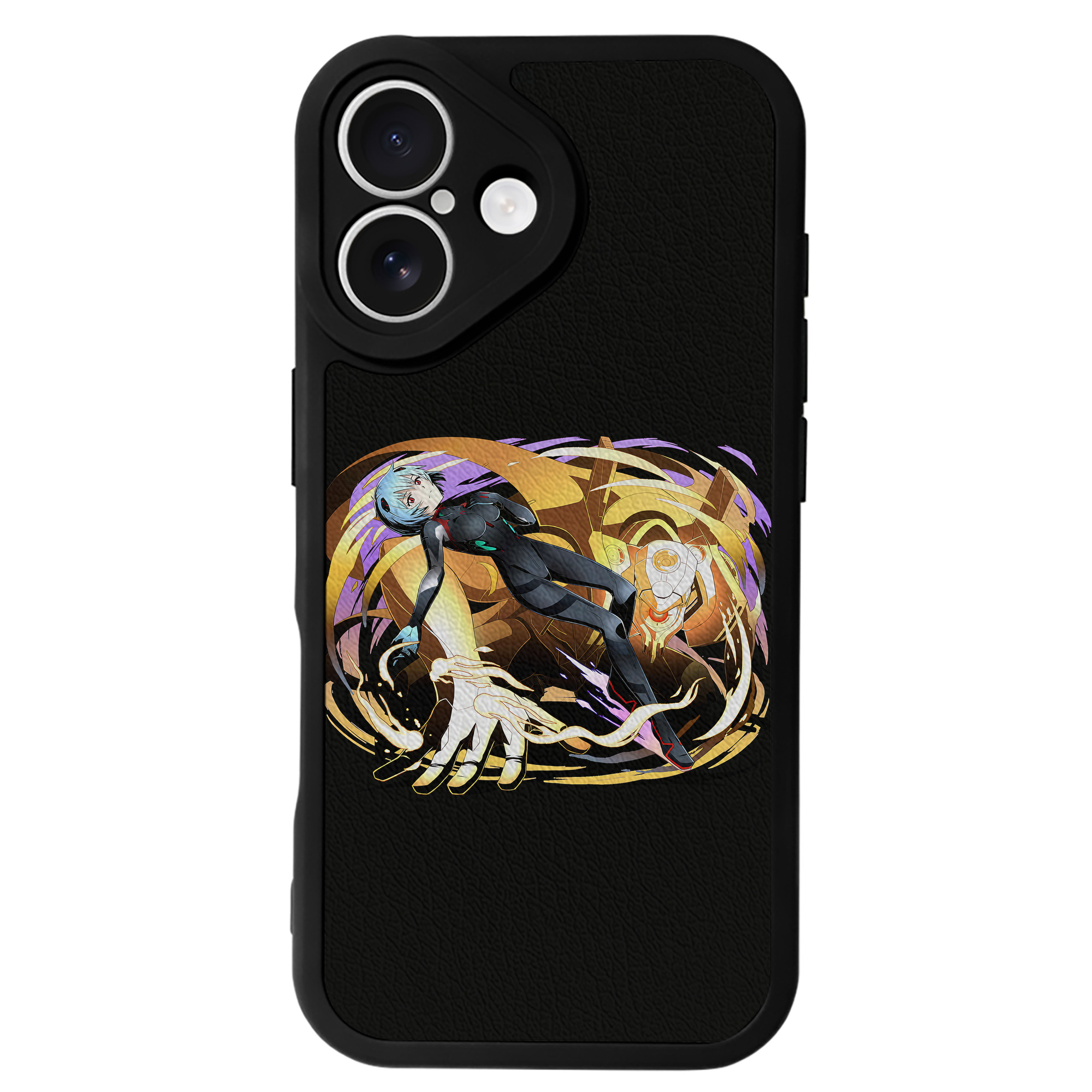 （画像用） EVA 新世紀エヴァンゲリオン 【iPhone 16シリーズ対応】シリコンスマホケース（レザー調） 材質：シリコン
